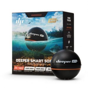 Deeper Smart Sonar PRO+ - GPS Portable Wireless Wi-Fi Fish Finder for Shore and Ice Fishing 
